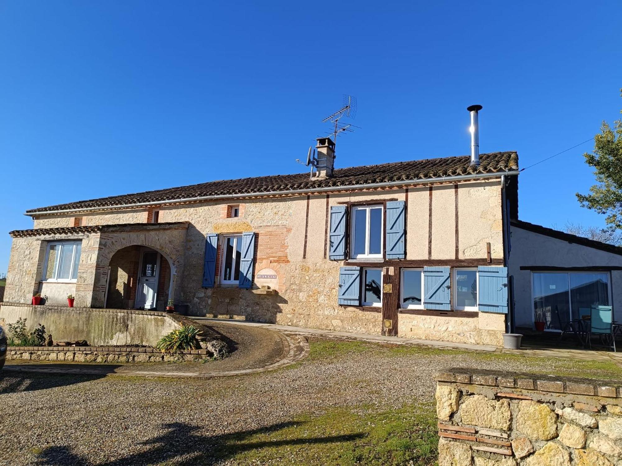 Maison D'Hotes La Fezendes Miradoux 外观 照片